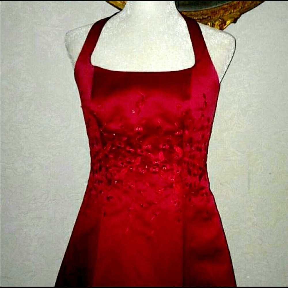 MichaelAngelo Red formal dress